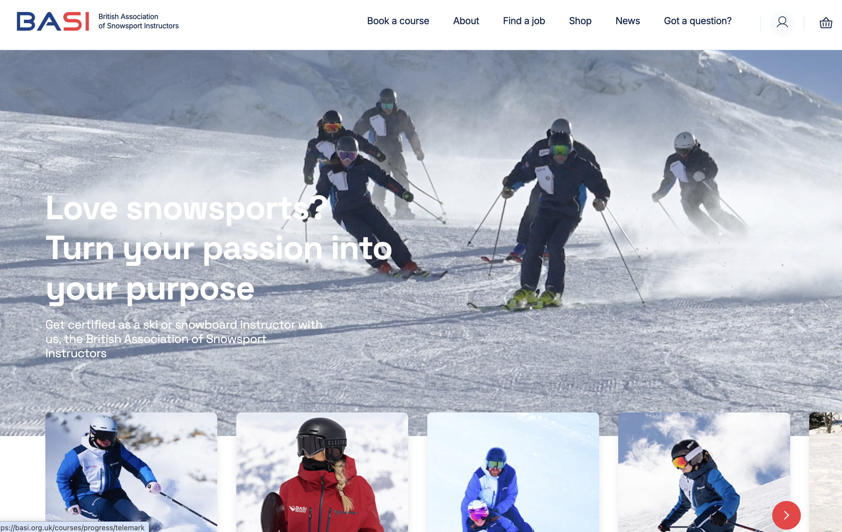 BASI snowsport platform