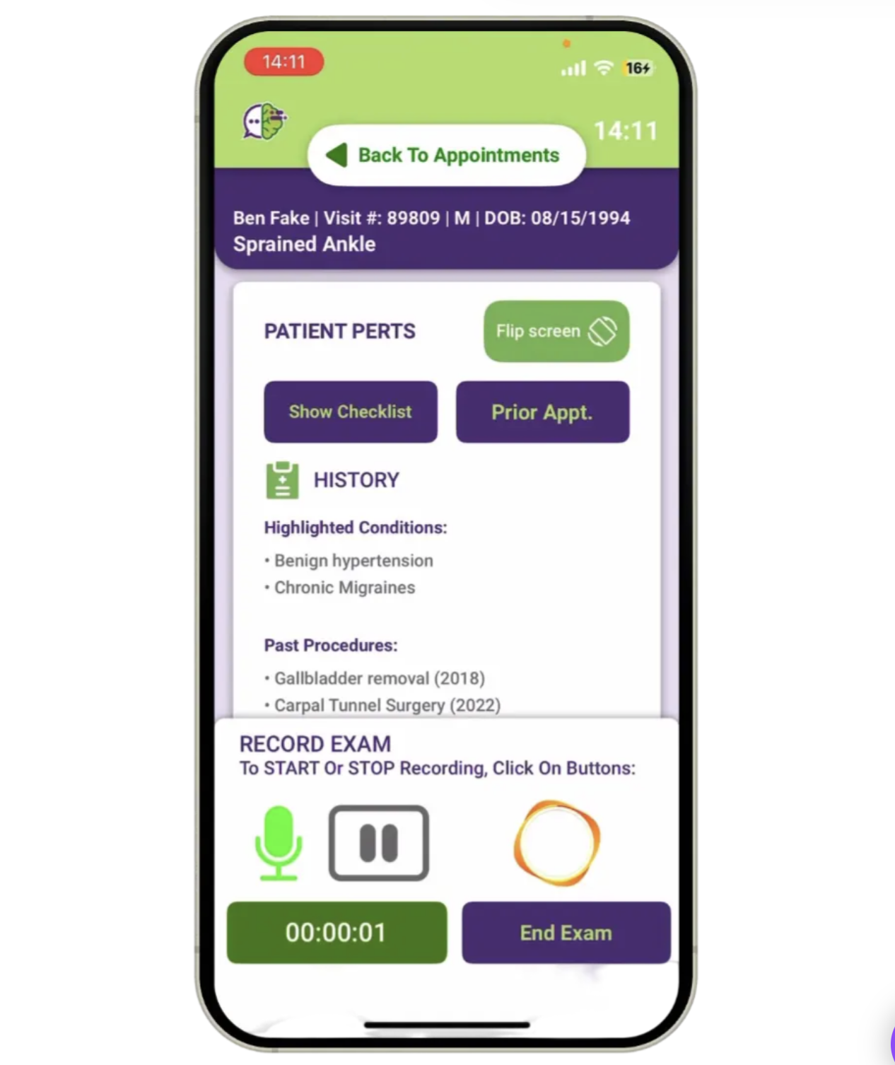 ScribeBrain clinical tool