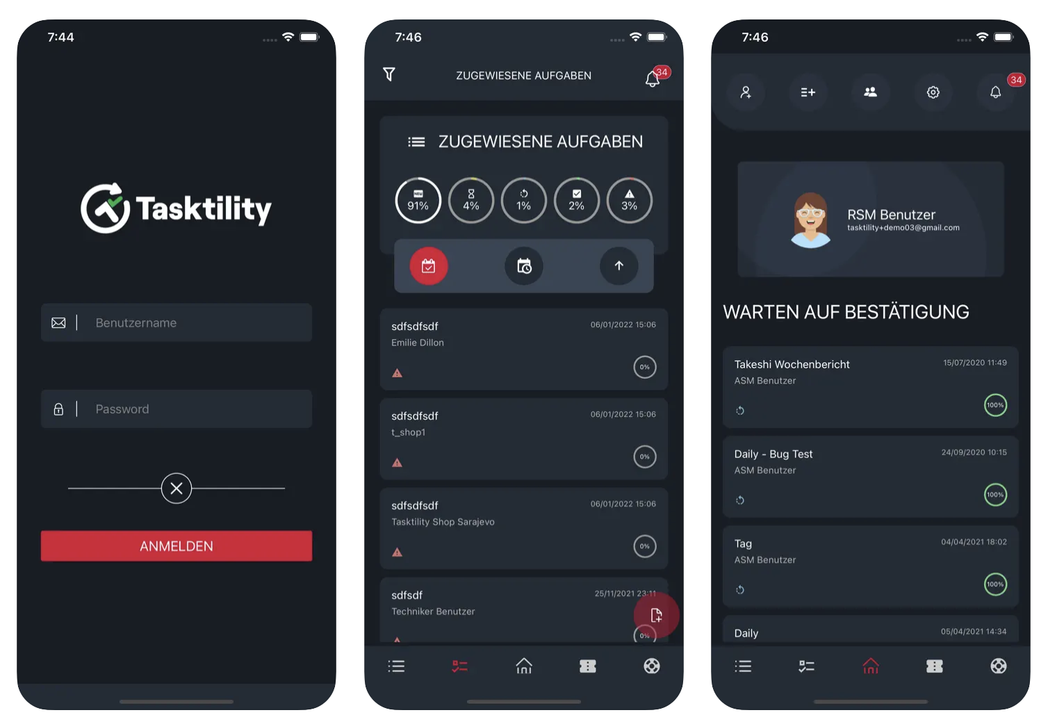 Tasktility operations platform